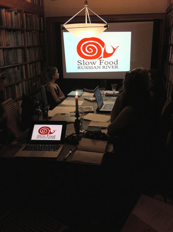 Slow Food Media Team Dinner Meeting: March