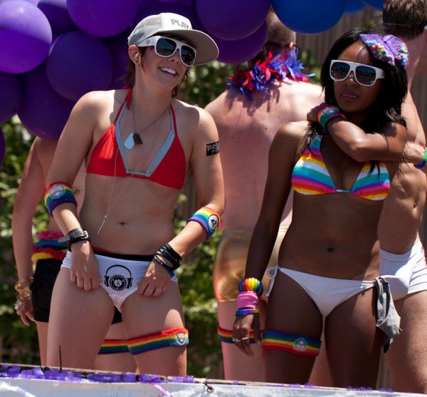 Lesbian float party