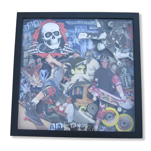 Powell Peralta Bones Brigade Ripper art show framed