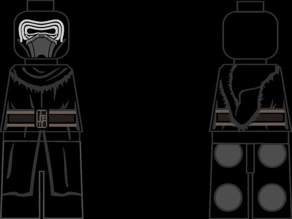 Kylo Ren - Star Wars: The Force Awakens - Decal - Clear