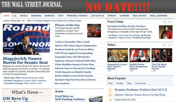 WSJ: No Date...