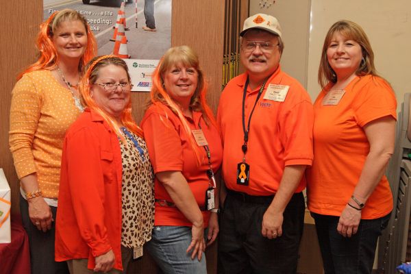 Toni Curtis, Betty Newsome, Cathy Ward, David Rush and Dee Audet, Traffic Engineering, Central Office