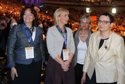 Minister Nauki i Szkolnictwa Wyższego Barbara Kudrycka, Minister Rozwoju Regionalnego Elżbieta Bieńkowska, Minister Edukacji Narodowej Katarzyna Hall