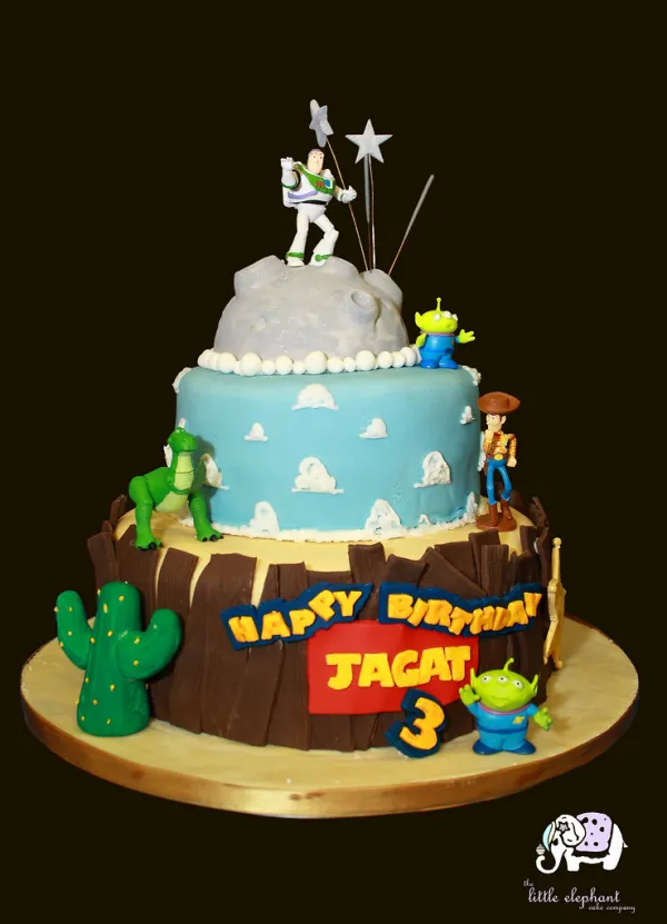 Jagats Birthday Cake: made by the little elephant cake company