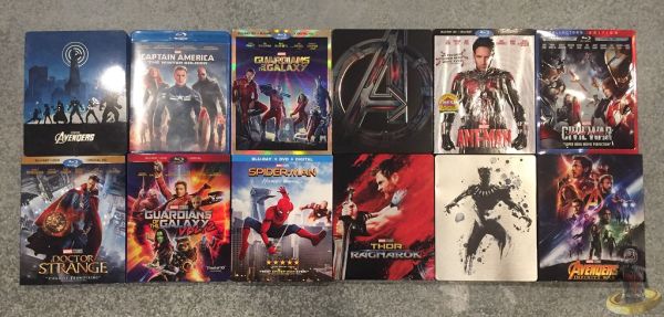 Marvel Cinematic Universe Blu-Ray Collection! (As of 8/14/18)