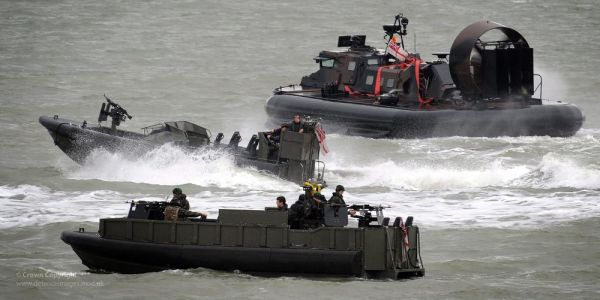 Royal Marines Hovercraft and Offshore Raiding Craft