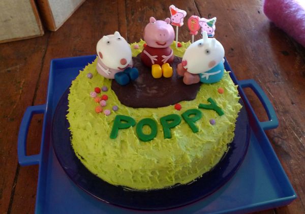 Poppy's Peppa Pig Birthday Cake