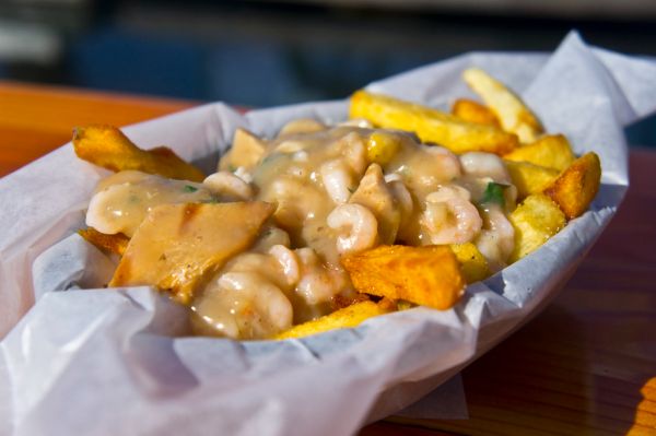 Seafood French Fries @ Red Fish Blue Fish