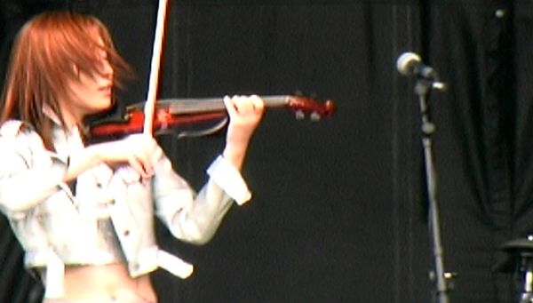 Red Hair, Electric Violin and Bow