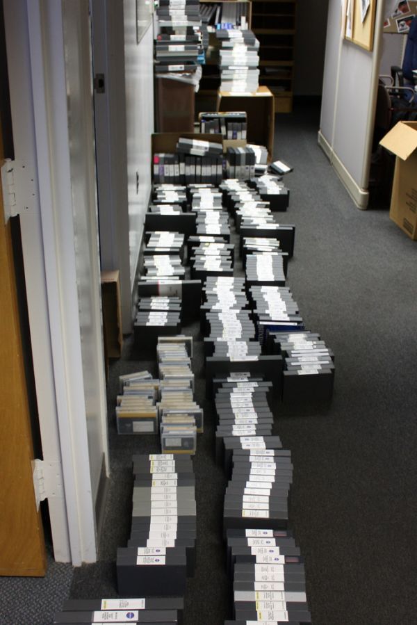 almost the end of an era - purging of the tape lending library