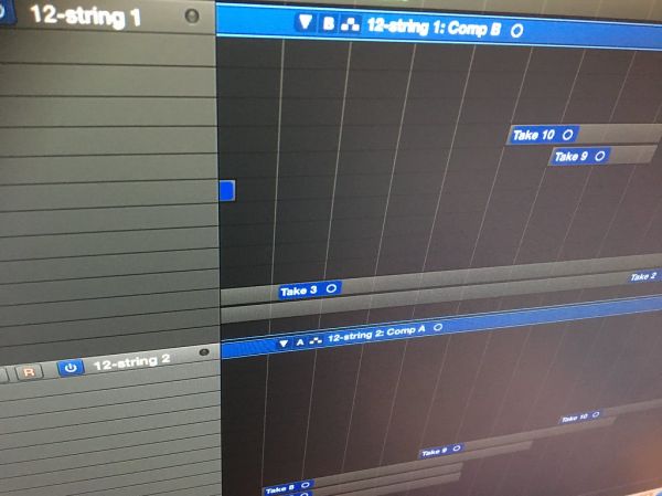 2017 (Day 15 - 15th Jan): Tracking 12-string guitars in Logic Pro X