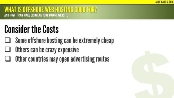 What is Offshore Web Hosting Good for? PowerPoint Slide #05