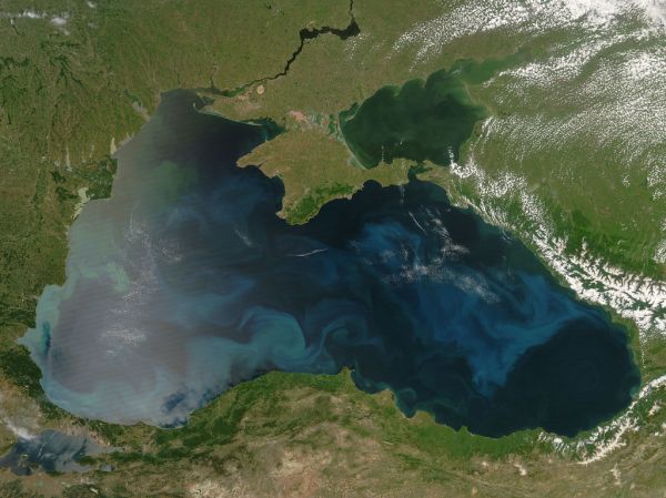 Satellite Image of the Black Sea