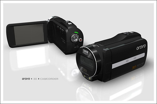 Portable Full HD 1080P 3D camcorder 3D Video Camera Double Lens HDV-VD2