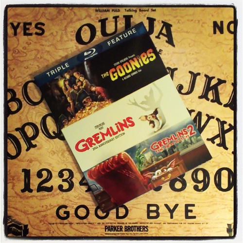 This evenings edutainment: In case of possible Gremlin infestation. #gremlins #goonies #bluray #gremlins2thenewbatch