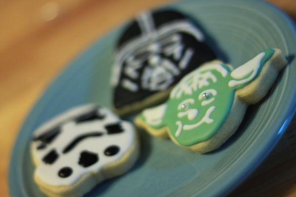 Star Wars Cookies for Moose's 5th Birthday