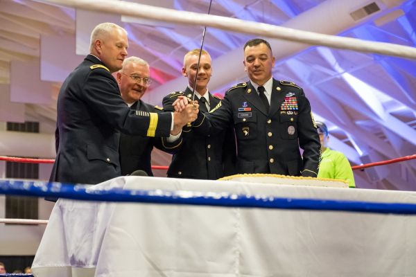 Army Cake Cutting at the Sadowski Field House