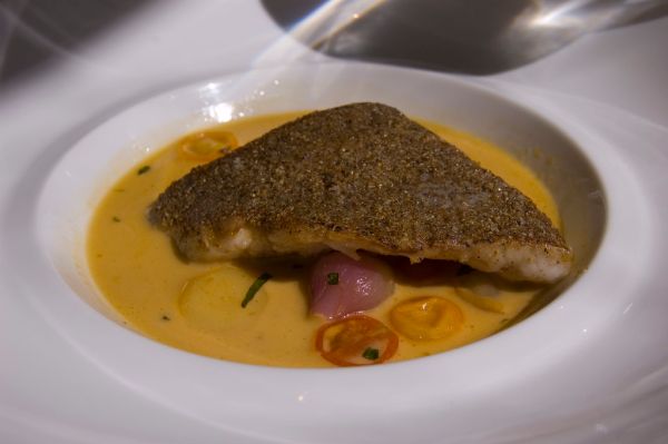 First Course: Black Sea Bass