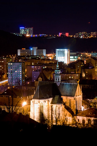 Brno at night / view from Spilberk castle