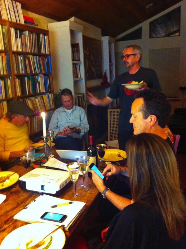 Slow Food Media Team Dinner Meeting: March