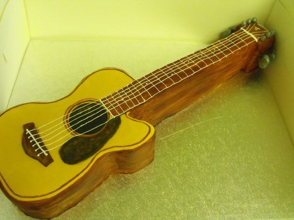 Guitar Birthday Cake