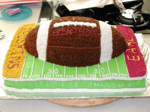 Football Cake for Earl