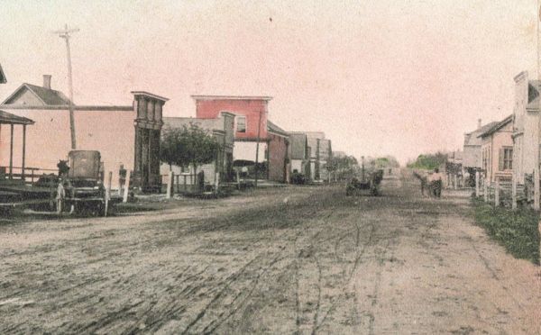 NE Hale ELLAKE Long Lake MI Iosco County Village Downtown founded in the mid-1880s a Detroit, Bay City & Alpena Railroad & later a D&MRR DEPOT was built on the D&M Rose City Branch in Iosco County2