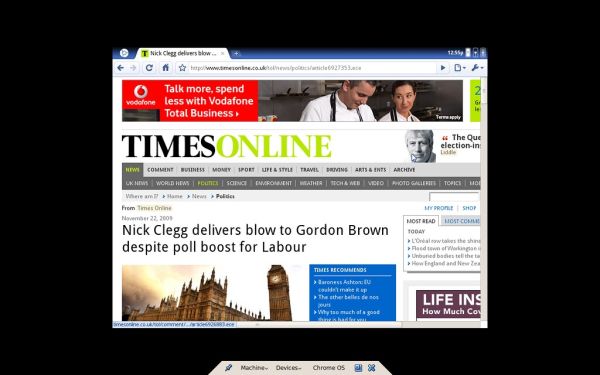 Chromium browser