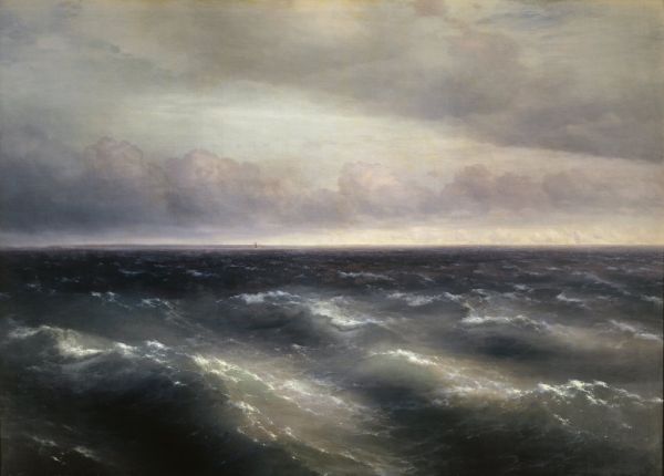 Ivan Ayvazovsky - The Black Sea (A Storm Begins to Whip up in the Black Sea) [1881]