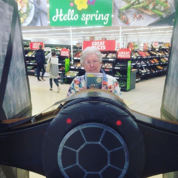 I'd just like to point out that when faced with a choice of covers for the Force Awakens BluRay my mum went Sith. #justsayin