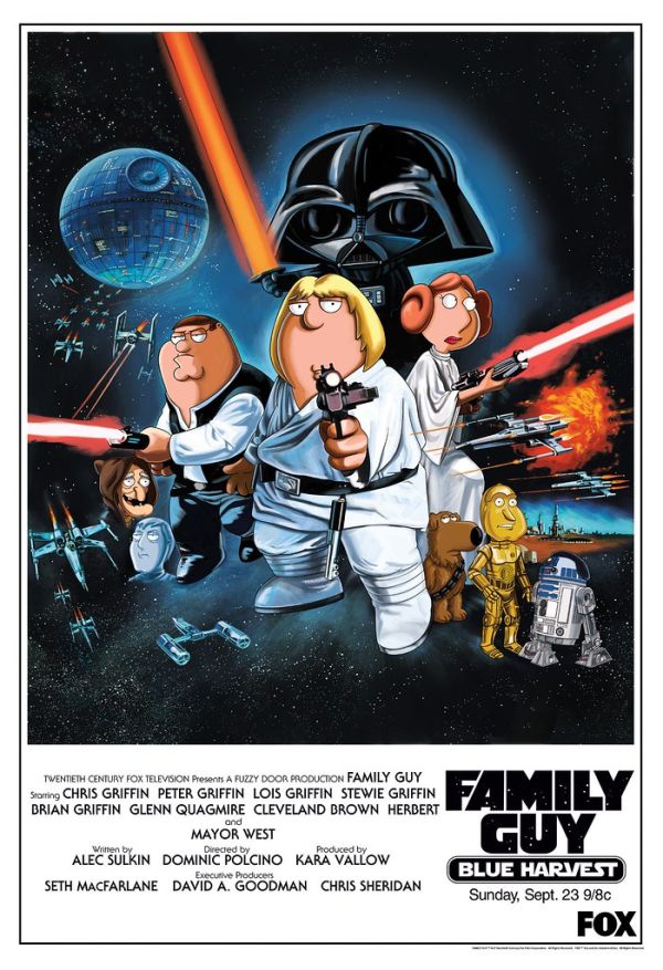 Family Guy Star Wars Poster