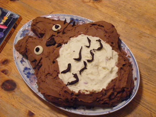 Totoro ice cream cake