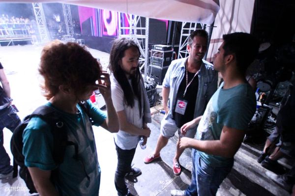 Steve Aoki behind the scene #EXIT2011