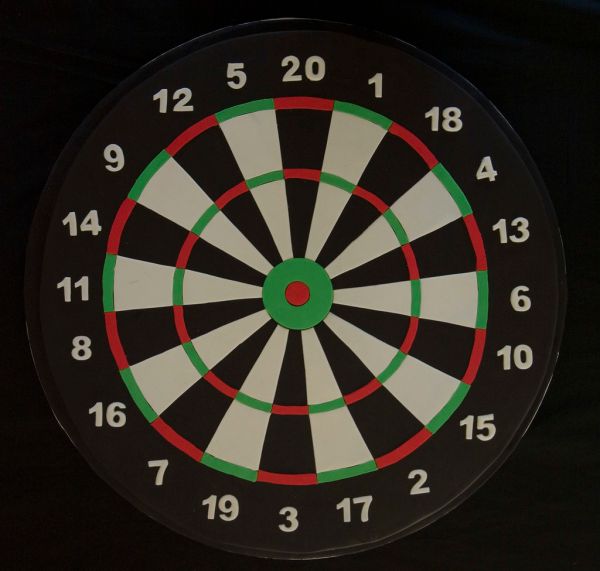 Dartboard 40th Birthday Cake