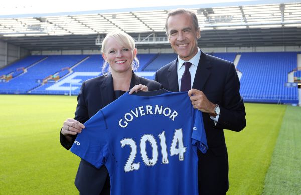 Mark Carney at Everton FC