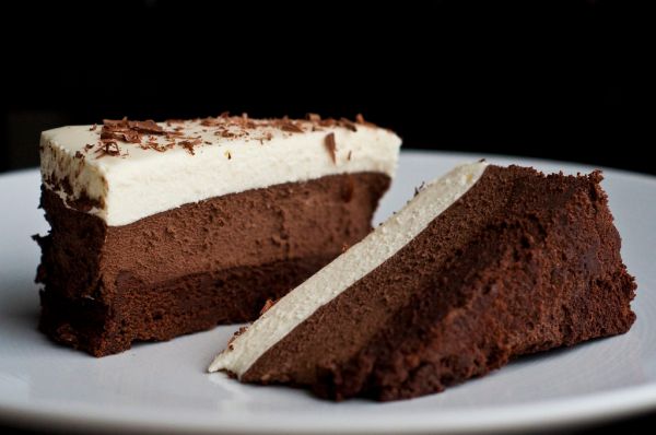 Triple Chocolate Mousse Cake