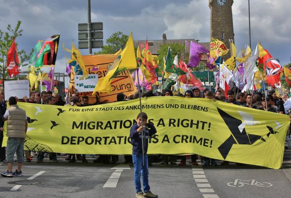 Demonstration, Hamburg, Germany, 2016-05-14