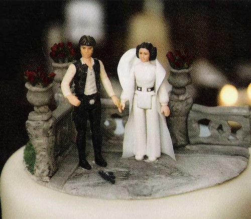 Star Wars wedding cake- Han & Leia