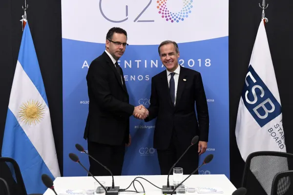 Reunión bilateral - Guido Sandleris y Mark Carney