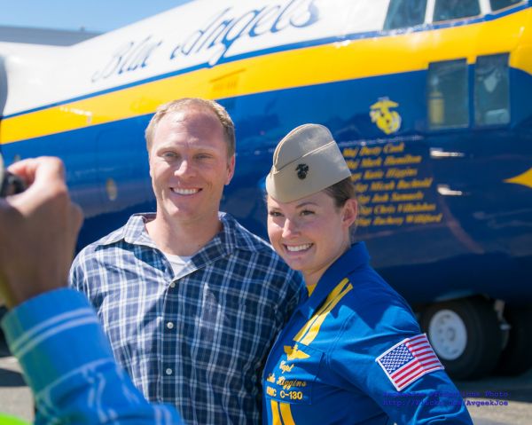 Captain Katie Higgins, USMC and a KCTS Journo