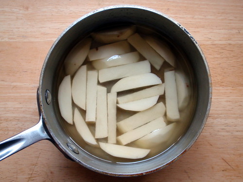 Making Duck Fat French Fries with Rosemary, Maldon Salt, and Truffle Oil