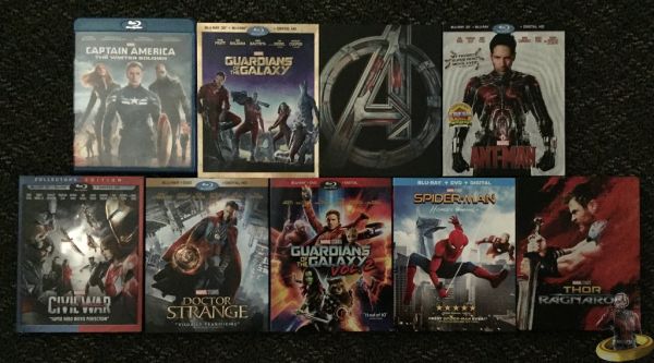 Marvel Cinematic Universe Blu-Ray Collection! (So Far)