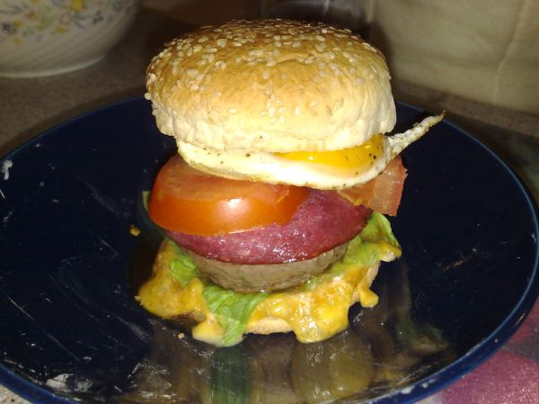 Rien de tel qu'un hamburger 'maison'