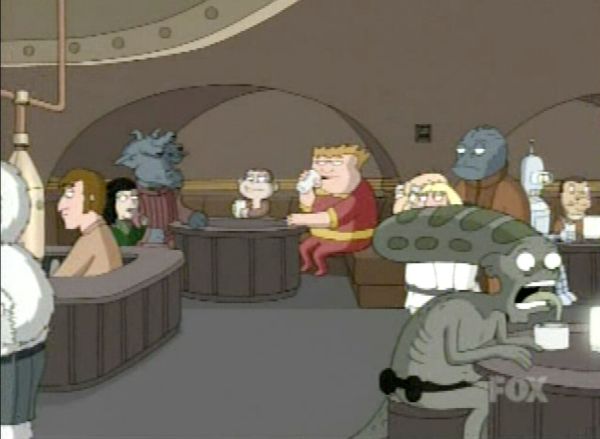 Why Is Coach McGurk Drinking In The Cantina In The Star Wars Episode Of Family Guy?