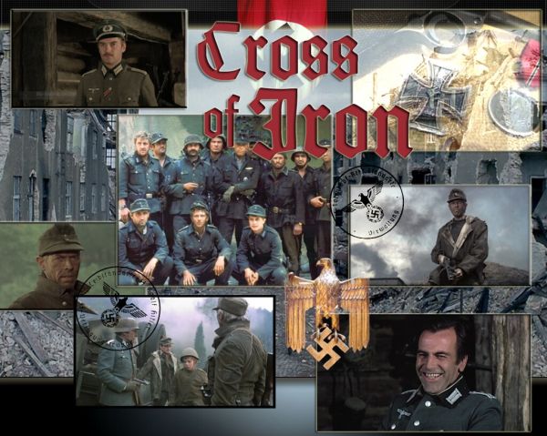 Cross of Iron (1977) Movie Poster Backdrop Wallpaper DVD Cover - Bluray
