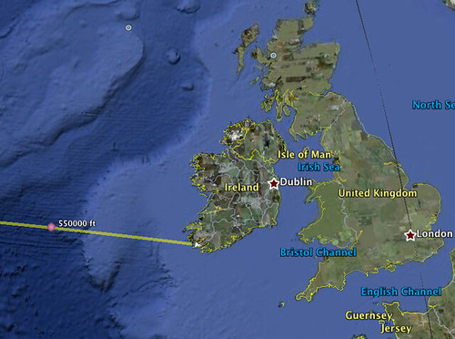 Watched #sts134 live on nasa.gov (http://1.usa.gov/iehX7m), and on Google Earth. That thing moves quick :)