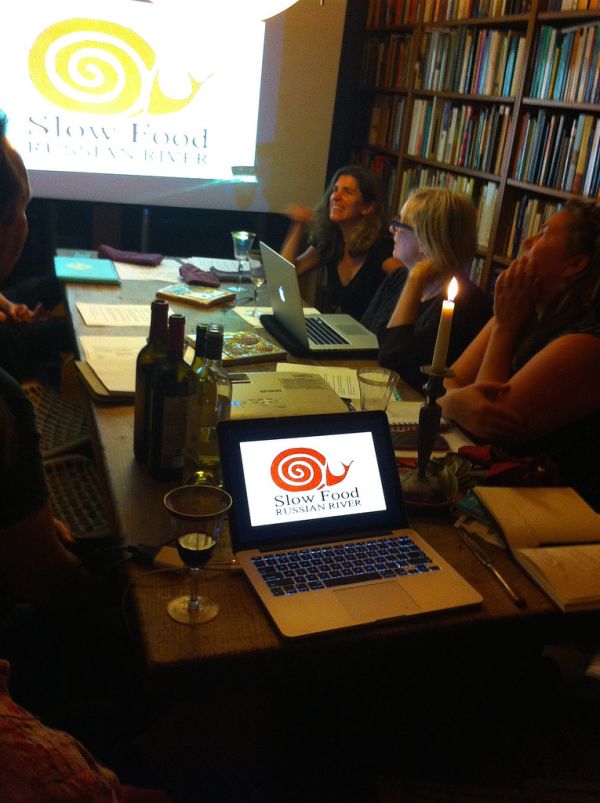 Slow Food Media Team Dinner Meeting: March
