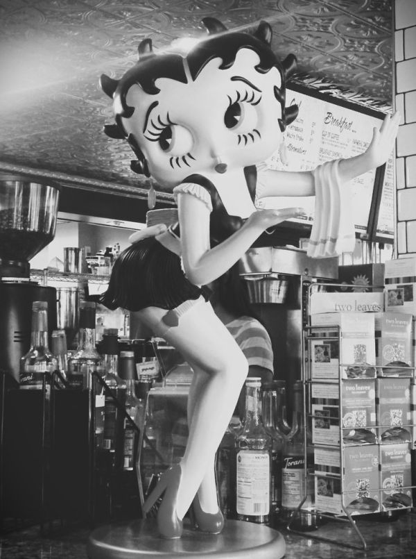 Betty Boop at the Purple Perk