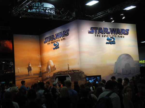 San Diego Comic-Con 2011 - Star Wars the Complete Saga on Blu-Ray booth