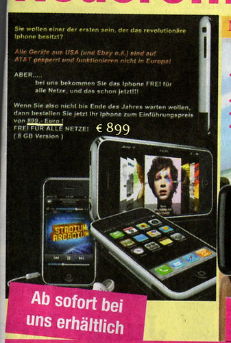 iPhone for $1240 in Germany